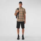 Burberry Burberry Short-sleeve Check Cotton Poplin Shirt, Size: Xs, Beige