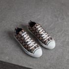 Burberry Burberry Tiled Archive Print Cotton Sneakers, Size: 39
