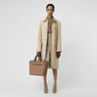Burberry Burberry Wool-lined Tropical Gabardine Car Coat, Size: 06, Yellow