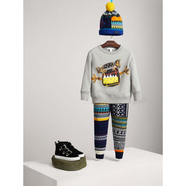 Burberry Burberry Creature Motif Cotton Jersey Sweatshirt, Size: 14y