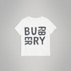 Burberry Burberry Childrens Logo Print Cotton T-shirt, Size: 14y, White