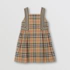 Burberry Burberry Childrens Vintage Check Cotton Dress, Size: 12y, Beige