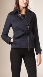 Burberry Off-centre Fastening Quilted Jacket