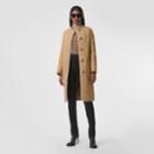 Burberry Burberry Logo Appliqu Diamond Quilted Coat, Size: 04, Brown