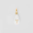 Burberry Burberry 't' Crystal And Resin Pearl Letter Charm - Online Exclusive