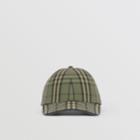 Burberry Burberry Check Cotton Canvas Baseball Cap, Size: M