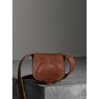 Burberry Burberry The Pocket Satchel In Lizard, Brown