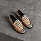Burberry Burberry Vintage Check Cotton Penny Loafers, Size: 35