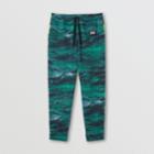 Burberry Burberry Tape Detail Sea Print Cotton Trackpants, Size: M