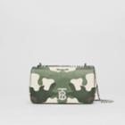 Burberry Burberry Small Camouflage Print Cotton Canvas Lola Bag