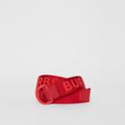 Burberry Burberry Logo Detail Double D-ring Belt, Red