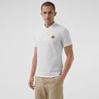 Burberry Burberry Archive Logo Cotton Piqu Polo Shirt, Size: M, White