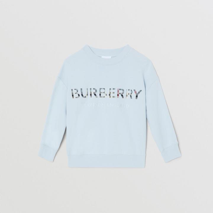 Burberry Burberry Childrens Embroidered Logo Cotton Sweatshirt, Size: 12y