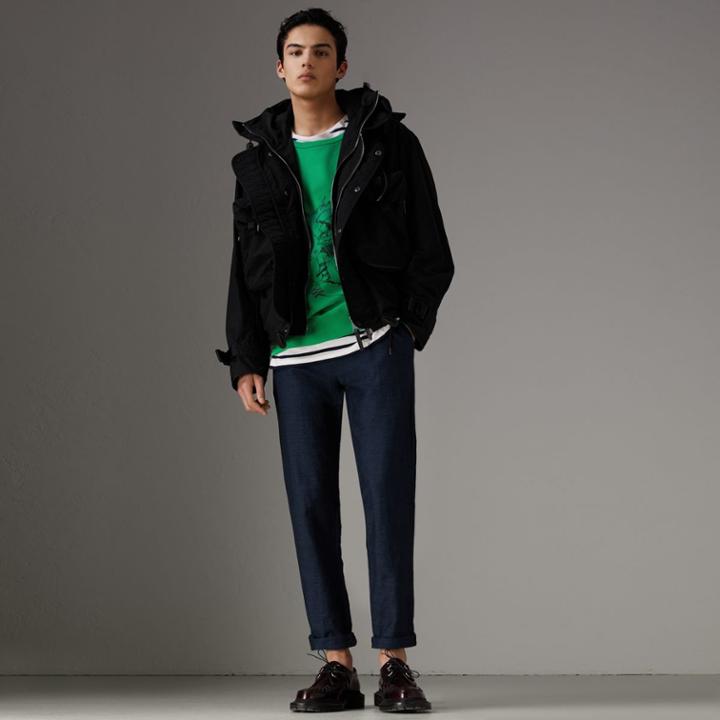 Burberry Burberry Showerproof Nylon Jacket With Gilet, Size: 38