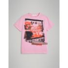 Burberry Burberry London Street Art Print Cotton T-shirt, Size: 14y, Pink