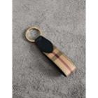 Burberry Burberry Haymarket Check And Leather Key Ring