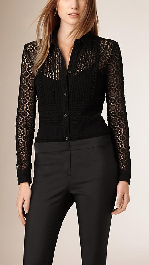 Burberry Prorsum Lace Shirt