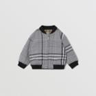 Burberry Burberry Childrens Reversible Check Cotton Bomber Jacket, Size: 2y, Black