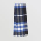 Burberry Burberry Check Cashmere Scarf, Black