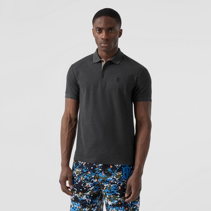 Burberry Burberry Monogram Motif Cotton Piqu Polo Shirt