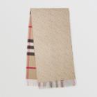 Burberry Burberry Reversible Check Cashmere Oversized Scarf