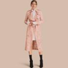 Burberry Burberry Macram Lace Trench Coat, Size: 00, Pink