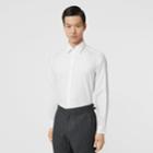Burberry Burberry Classic Fit Monogram Motif Cotton Oxford Shirt, Size: 29, White