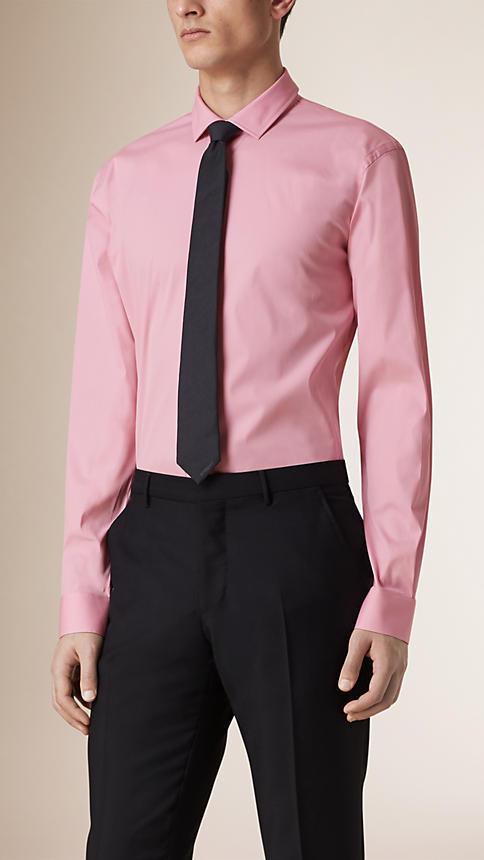 Burberry Modern Fit Stretch-cotton Shirt