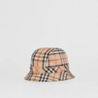 Burberry Burberry Vintage Check Bucket Hat, Size: M, Beige