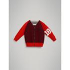 Burberry Burberry Merino Wool And Cotton Baseball Jacket, Size: 4y