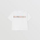 Burberry Burberry Childrens Embroidered Logo Cotton T-shirt, Size: 18m