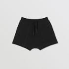 Burberry Burberry Childrens Logo Tape Cotton Drawcord Shorts, Size: 12m, Black