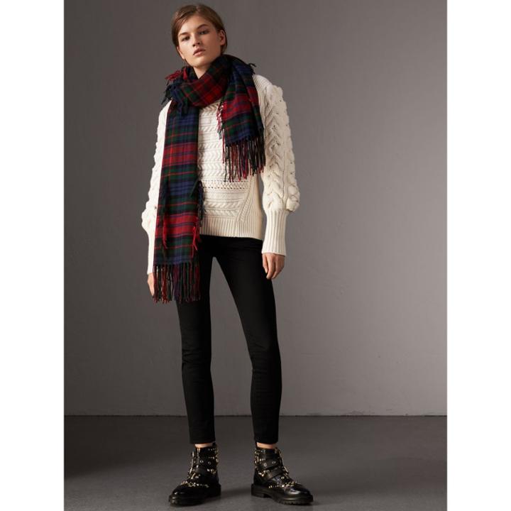 Burberry Burberry Skinny Fit Low-rise Deep Black Jeans, Size: 28