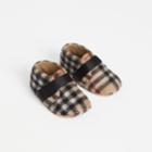 Burberry Burberry Childrens Vintage Check Wool Shoes, Size: 15, Beige