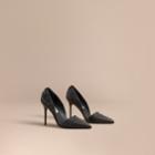 Burberry Burberry Quilted Leather D'orsay Pumps, Size: 37, Black