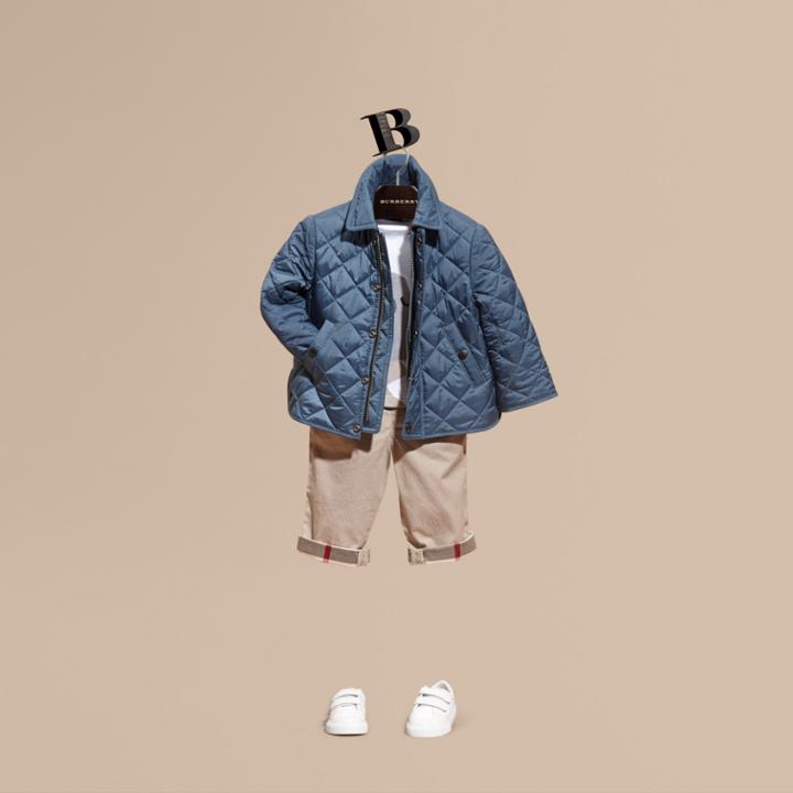 Burberry Burberry Lightweight Quilted Jacket, Size: 12m, Blue