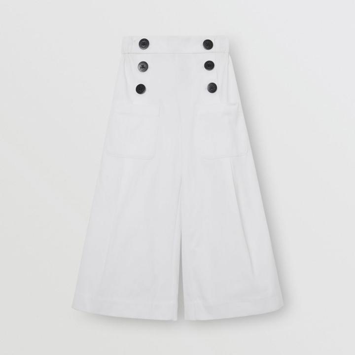 Burberry Burberry Childrens Cotton Blend Sailor Trousers, Size: 14y, White