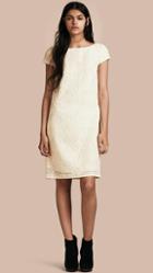 Burberry Online Exclusive Italian Lace Shift Dress