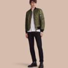 Burberry Burberry Lightweight Quilted Bomber Jacket, Black