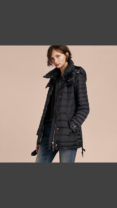 Burberry Down-filled Puffer Jacket With Packaway Hood