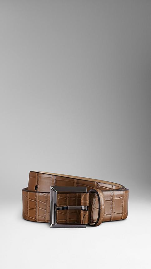 Burberry Alligator Leather Belt