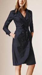Burberry Lightweight Silk Wool Trench Coat