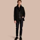 Burberry Wool Cashmere Blend Coat With Detachable Warmer