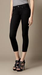 Burberry Skinny Fit Low-rise Cropped Power-stretch Jeans