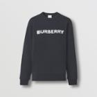 Burberry Burberry Logo Print Cotton Oversized Sweatshirt, Size: M