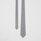 Burberry Burberry Classic Cut Graphic Silk Wool Jacquard Tie, Grey
