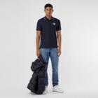 Burberry Burberry Logo Graphic Cotton Piqu Polo Shirt, Size: M, Blue