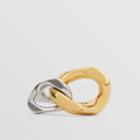 Burberry Burberry Gold And Palladium-plated Chain-link Ring