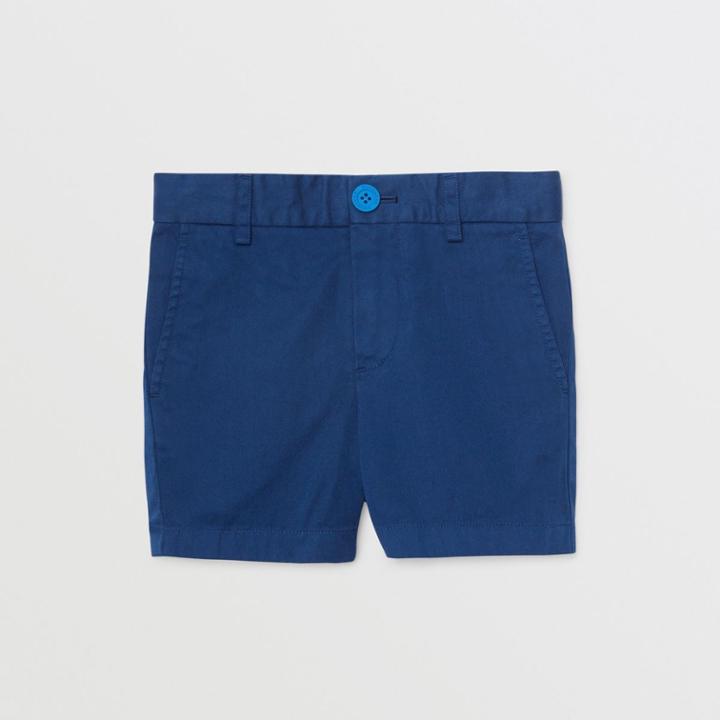 Burberry Burberry Childrens Cotton Chino Shorts, Size: 3y, Blue