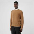 Burberry Burberry Cable Knit Cashmere Sweater, Size: Xxl, Brown